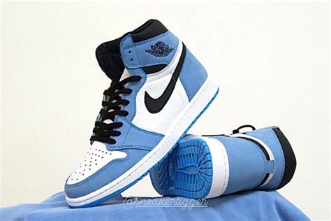 nike air jordan 1 hoog blauw|jordan 1 voet.